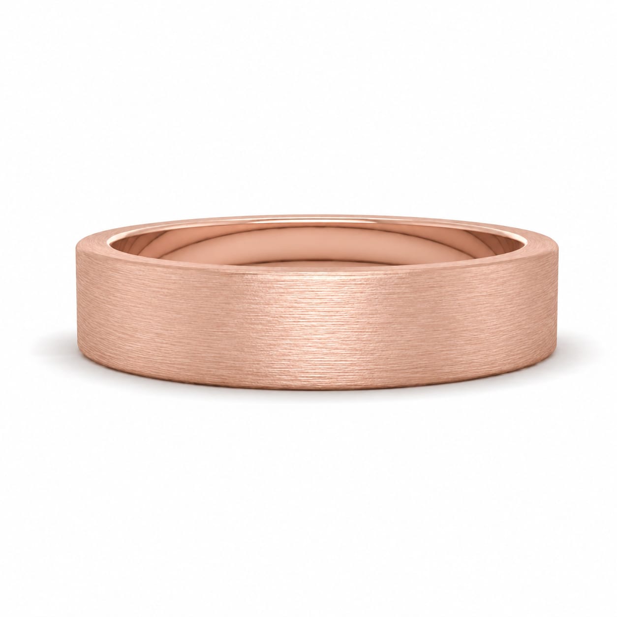 Brushed ring finish