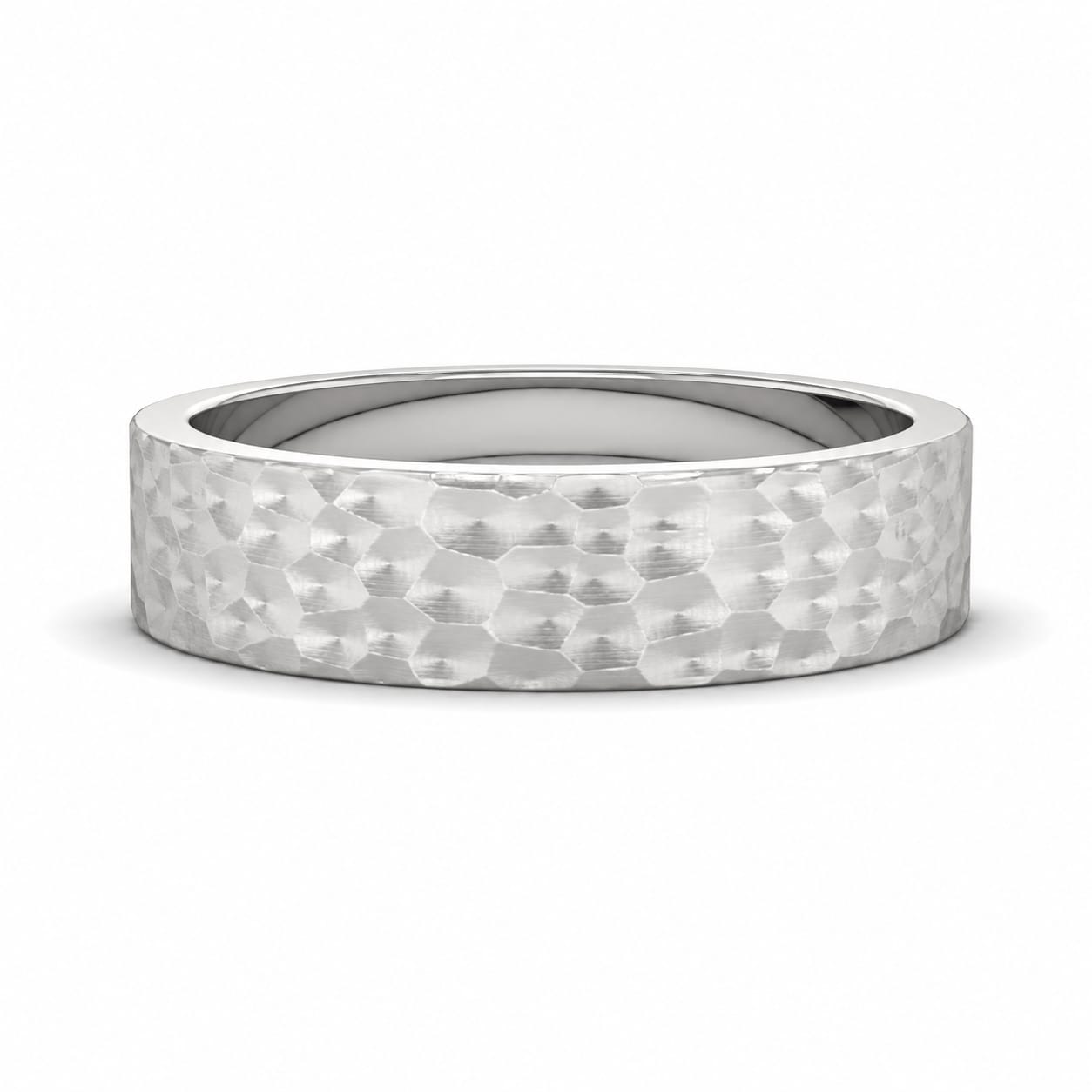 Hammered ring finish